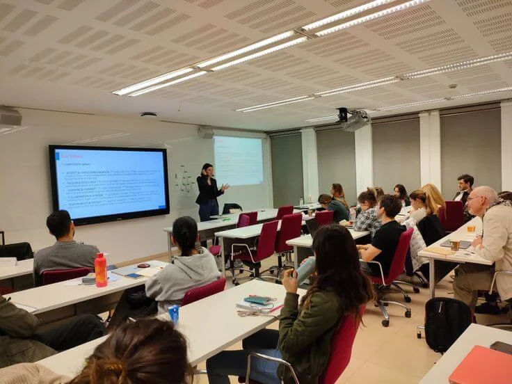 Students learning